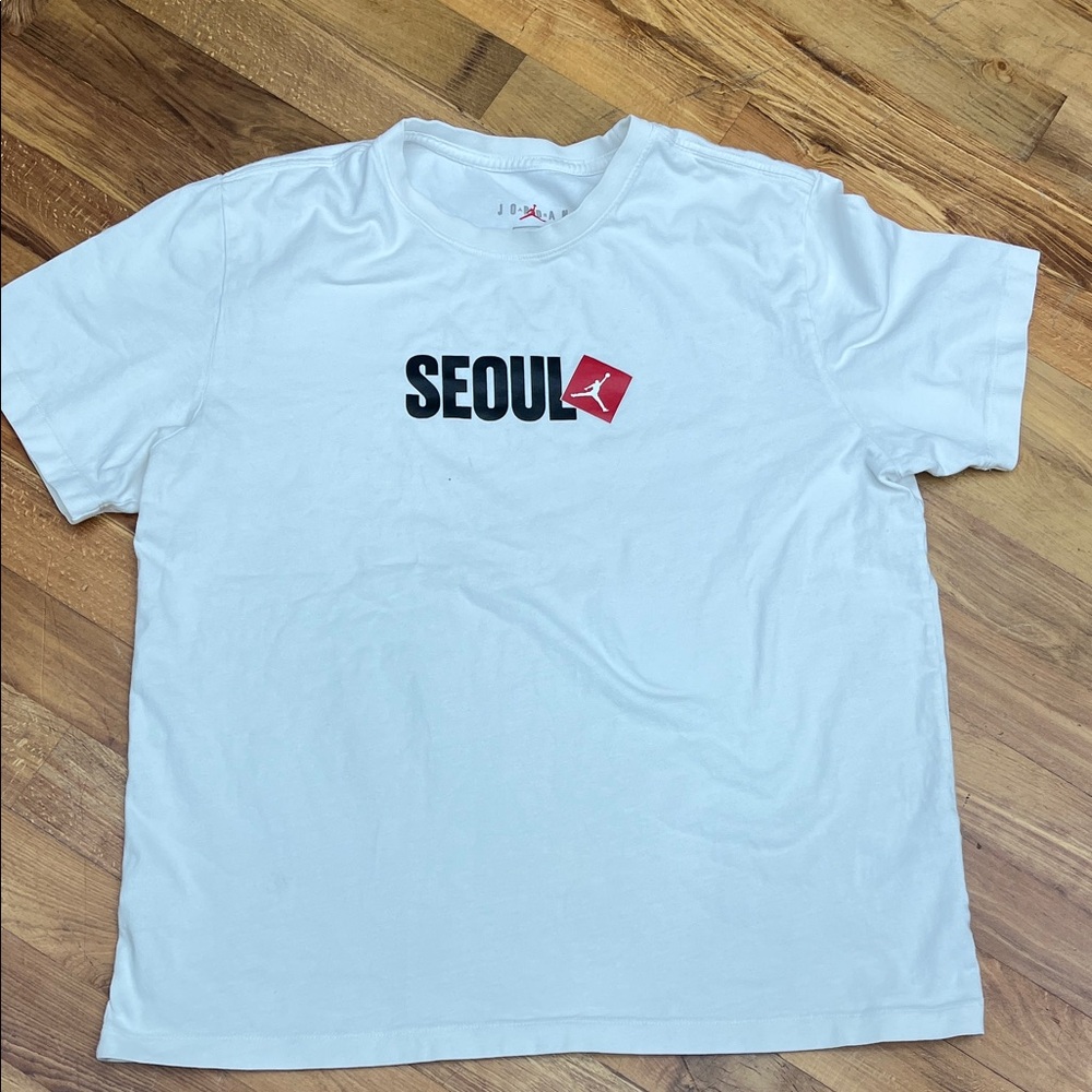 Jordan White Seoul Graphic Tee
